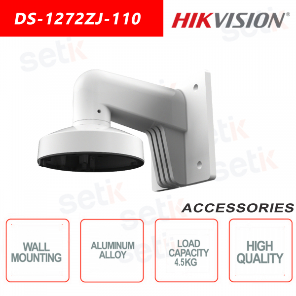 Staffa di montaggio a parete per telecamere Mini Dome in lega di alluminio - Hikvision