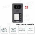 Ip video intercom poe dahua 2 mp camera 4 buttons and s2 rfid reader