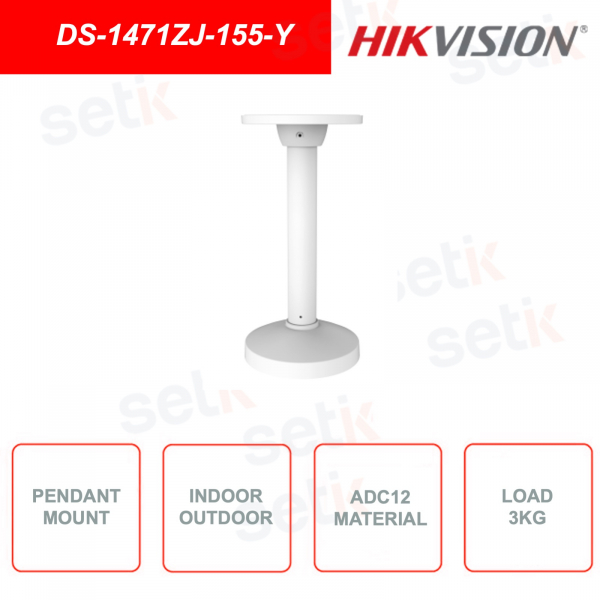 Staffa pendente a soffitto Waterproof ADC12 HIKVISION DS-1471ZJ-155-Y