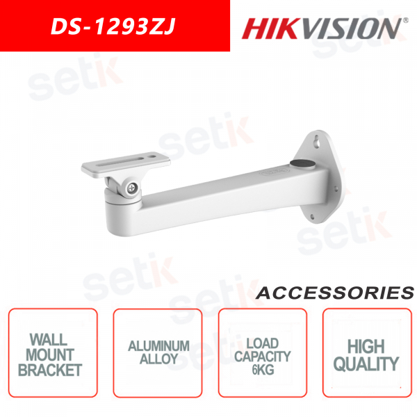 Staffa di montaggio a parete per telecamere in lega di alluminio da esterno o interno - Hikvision