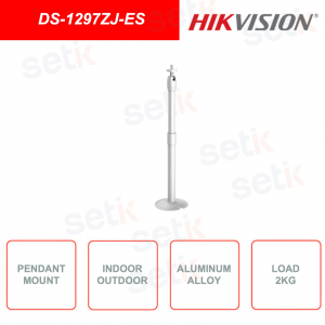 Supporto pendente a soffitto HIKVISION DS-1297ZJ-ES per telecamere di sorveglianza, allungabile