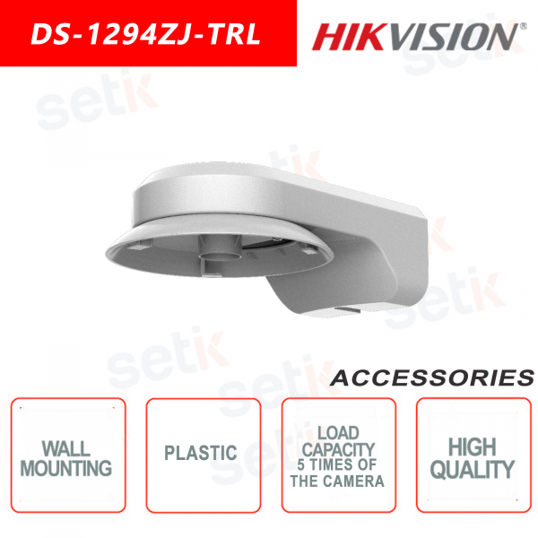 Wall mount bracket for plastic PTZ cameras - Hikvision