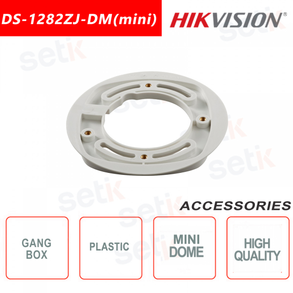 Caja de plástico empotrada para cámaras Mini Dome - Hikvision