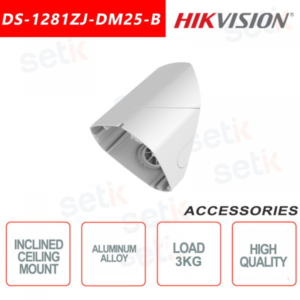 Supporto a soffitto inclinato in lega di alluminio per telecamere fisheye - Hikvision