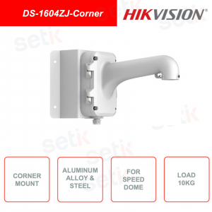 HIKVISION DS-1604ZJ-Support d'angle pour caméras dôme rapide