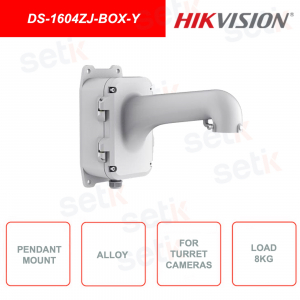 Soporte colgante, para cámaras de torreta DS-1604ZJ-BOX-Y HIKVISION, para uso en interiores y exteriores