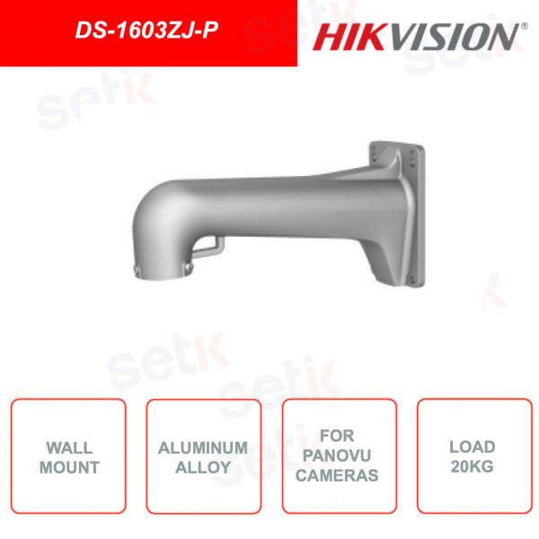HIKVISION DS-1603ZJ-P wall mount for PanoVu cameras - Platinum Gray