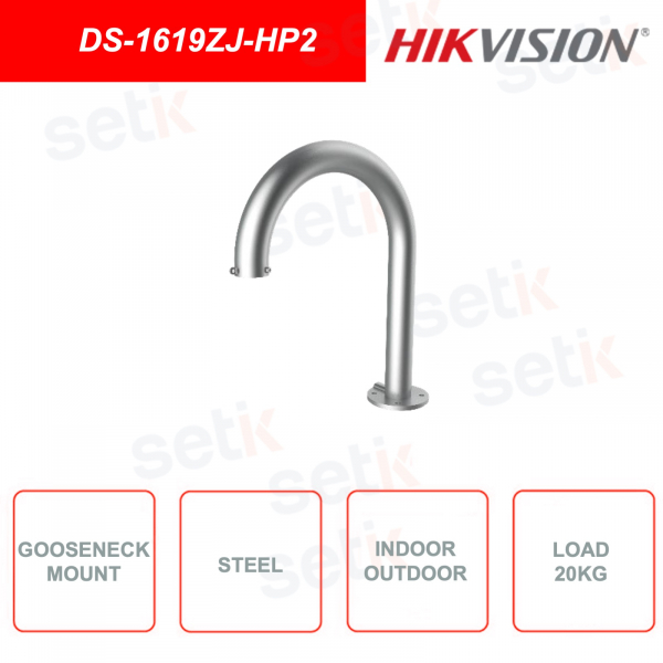 HIKVISION DS-1619ZJ-HP2 gooseneck bracket for indoor and outdoor