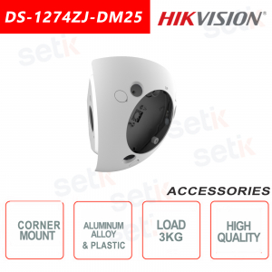 Angular support in aluminum alloy and plastic for Dome cameras - Hikvision