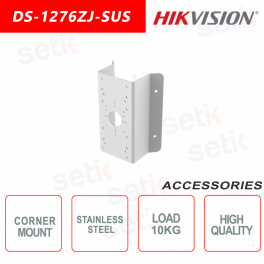 Steel Camera Corner Mount Bracket - Hikvision