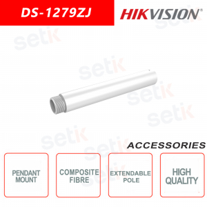 Extendable pole for camera pendant support - Hikvision
