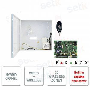 Magellan Centrale Alarm Paradox MG5000 / 86 Wireless 868MHz Cablable Hybrid