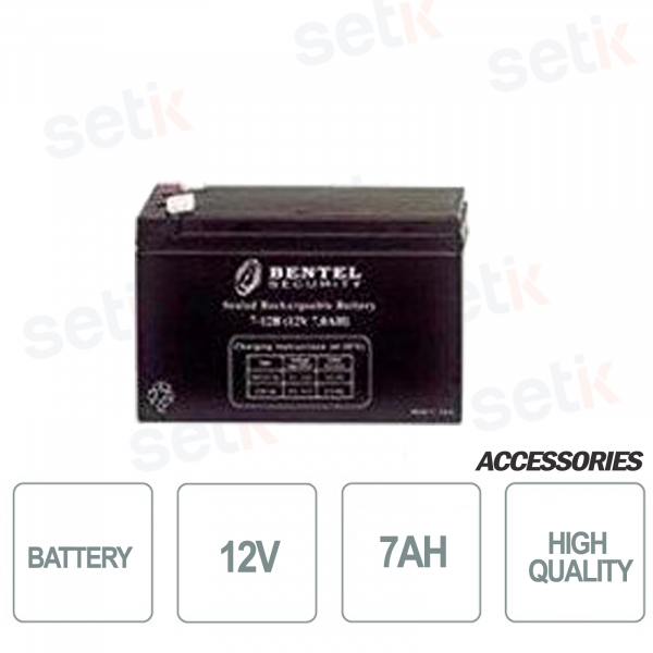 Batterie pour centrales d'alarme 12V 7AH - Bentel