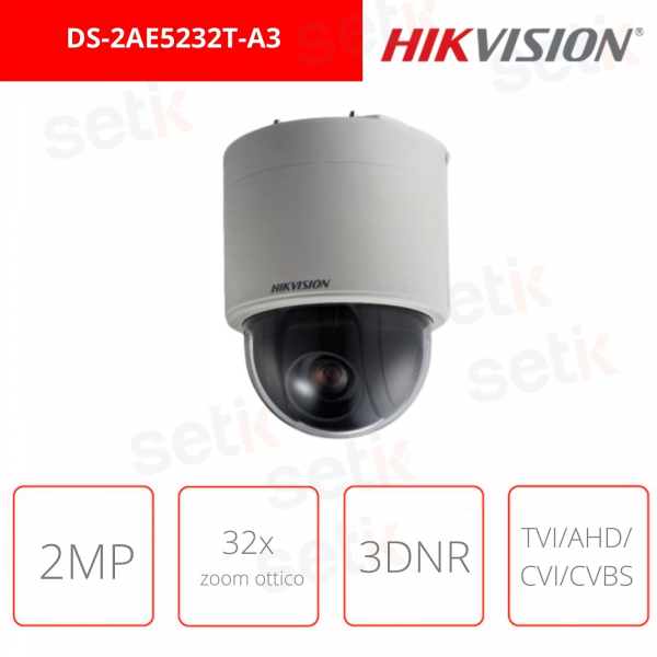 Cámara HIKVISION Darkfighter 2.0mp 4.8-153mm Domo de velocidad 2MP DS-2AE5232T-A3