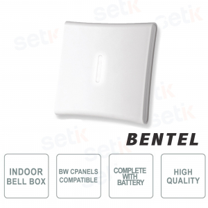 Indoor siren compatible with all models of the BW series Complete with battery - Bentel