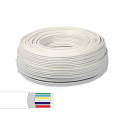 Skein of 100 meters shielded alarm cable 6 wires 4 + 2 2x0 75 4x0 22 for installation and security systems