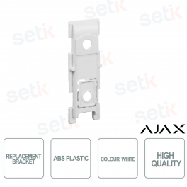 Ajax replacement bracket in white ABS plastic