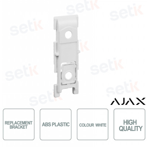 Staffa di ricambio Ajax in plastica ABS di colore Bianca