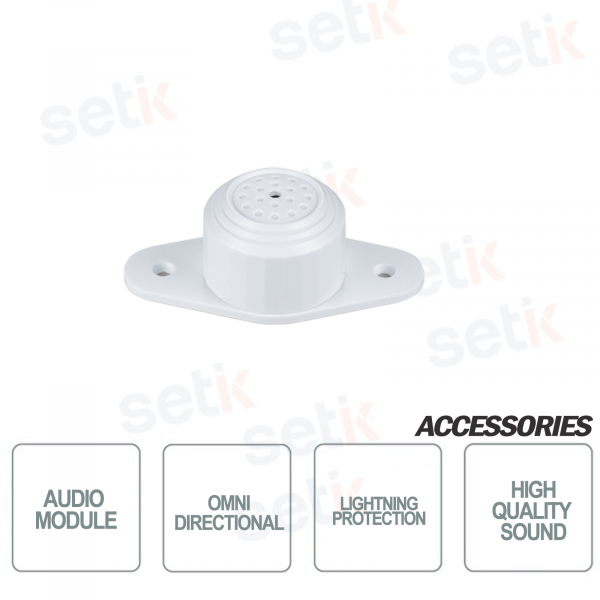 Module audio de microphone à condensateur homo directionnel haute sensibilité - Dahua