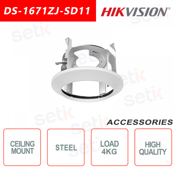 Steel ceiling bracket for 4 inch PTZ camera - Hikvision