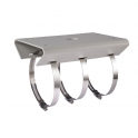 Vertical mounting bracket for radar and traffic units in galvanized steel sheet - Hikvision