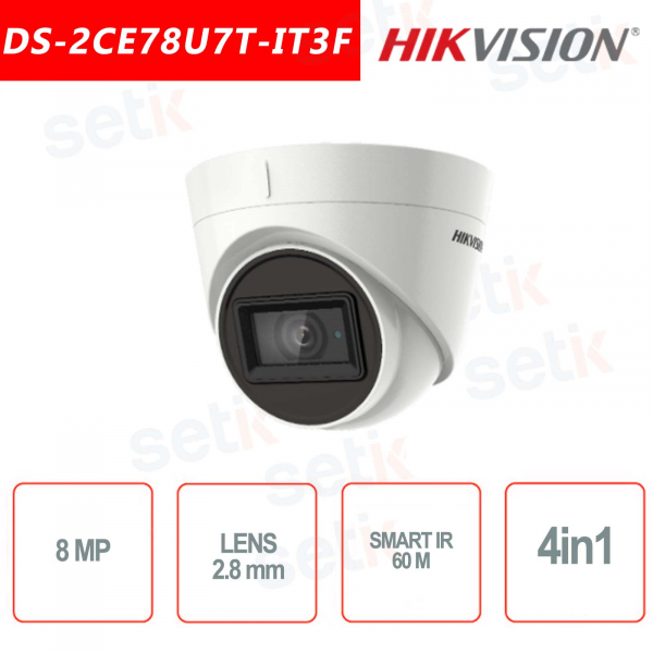 Hikvision Turret Camera 8MP 4in1