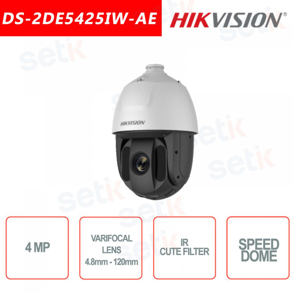 Cámara Domo Ip Hikvision 4MP Speed