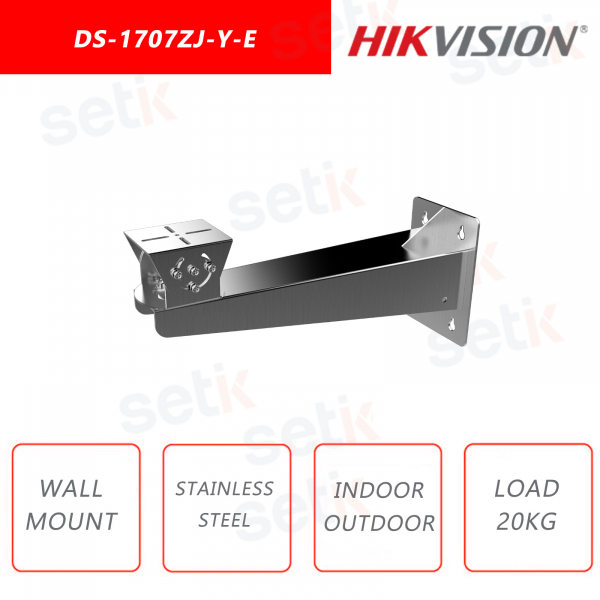 Soporte de montaje en pared de acero para cámaras Hikvision