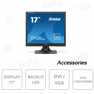 IIYAMA ProLite E1780SD-B1 17 inch monitor for video surveillance systems