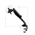 Single spring arm for desktop monitor - IIYAMA