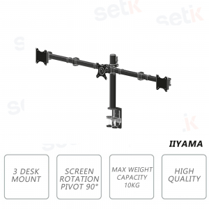 Table arm for three flat screens up to 27 '' - IIYAMA