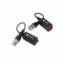 Passiver 1-Kanal-Balun - HD-CVI / HD-TVI / AHD / ANALOG-Format kompatibel - HYUNDAI HYU-2834 - Packung mit 2 Stück