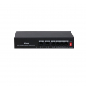 PFS3006-4ET-36 - DAHUA - 6 Port Fast Ethernet Switch - 4 PoE Ports + 2 Uplink Ports - 10 / 100Mbps
