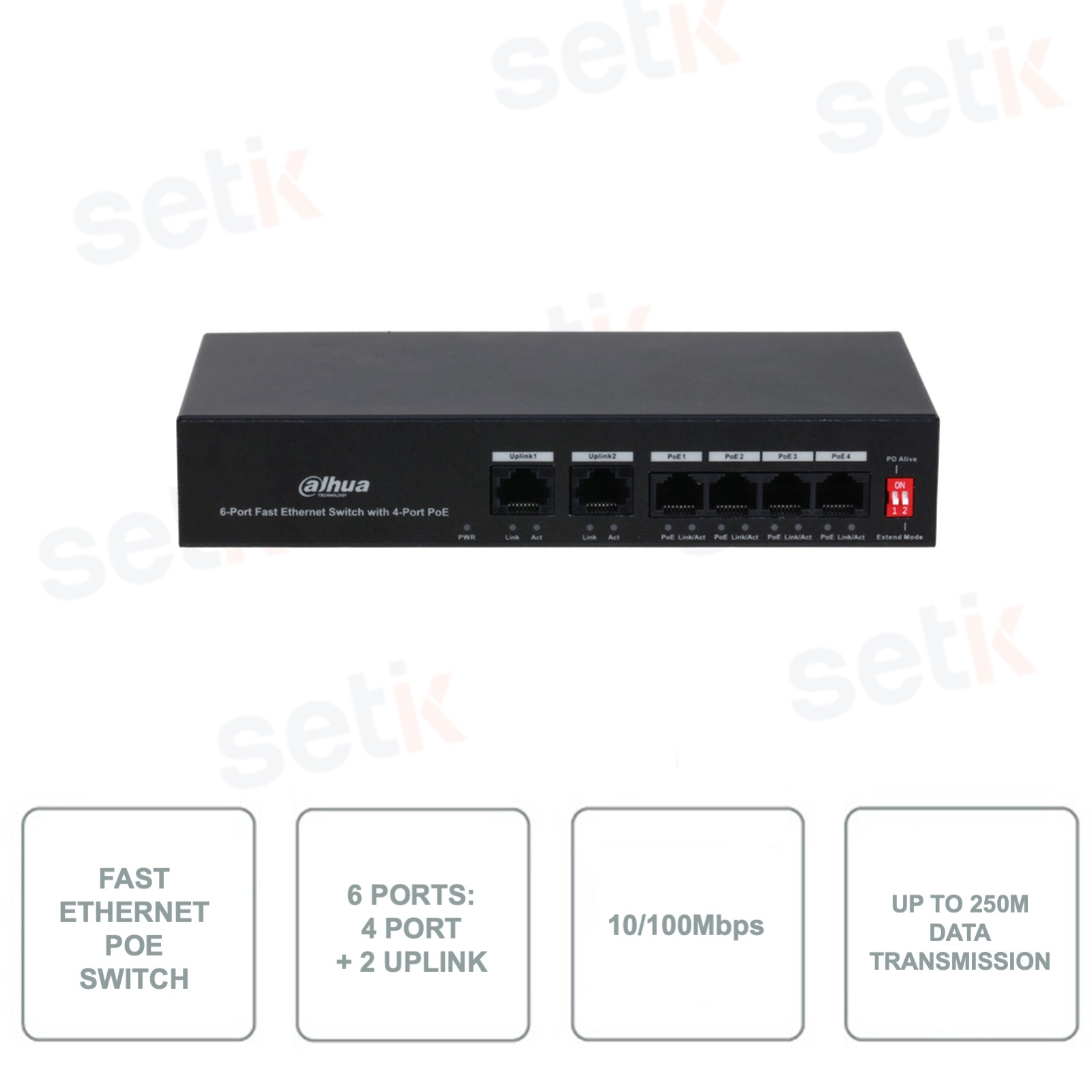 Pfs Et Ports Poe Industrial Switch Poe Ethernet Ports Uplink Ports Setik Biz