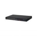 DAHUA - Desktop PoE Switch - 24 Porte Ethernet - 2 Porte Uplink - 2 Porte Optical -10/100Mbps - 1000Mbps Uplink
