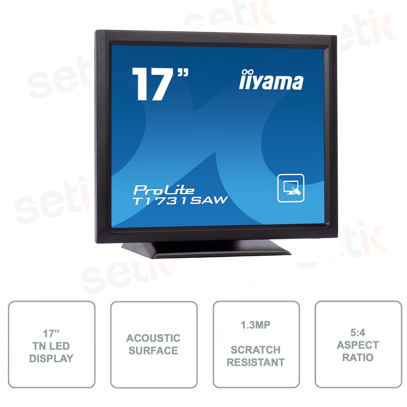 17 iiyama ProLite T1731SAW Touchscreen Black - LCD Monitor