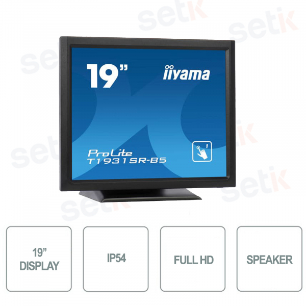 IIYAMA Full HD 19 Inch 5MS Speakers Touchscreen Monitor