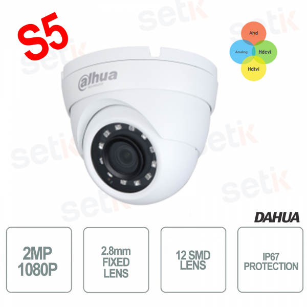 Caméras SMD 4in1 Dome Eyeball 1080P 2MP - Lite Dahua