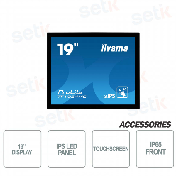 Moniteur à écran tactile IPS LCD IIYAMA ProLite 19 ''