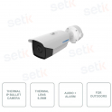 HYUNDAI - HYU-661 - PoE Bullet Camera - Thermal - Thermal Line - 6.2mm Lens - Alarm - Two-way Audio