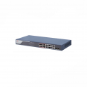 Switch Fast Ethernet Hikvision 16 porte PoE+2 Gigabit