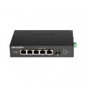 DS-3T0306HP-E / HS - HIKVISION - Unmanageable PoE Network Switch - 4 Ports - 1 Hi-PoE Port - Fanless Design