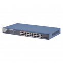 DS-3E1326P-EI - HIKVISION - Conmutador de red PoE gestionable - 24 puertos - Combo de 2 Gigabit