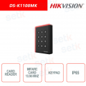Mifare card reader with Hikvision Keypad