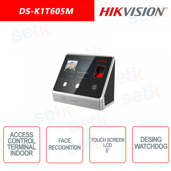 Interne Kontrollstation Hikvision - 5 Zoll LCD