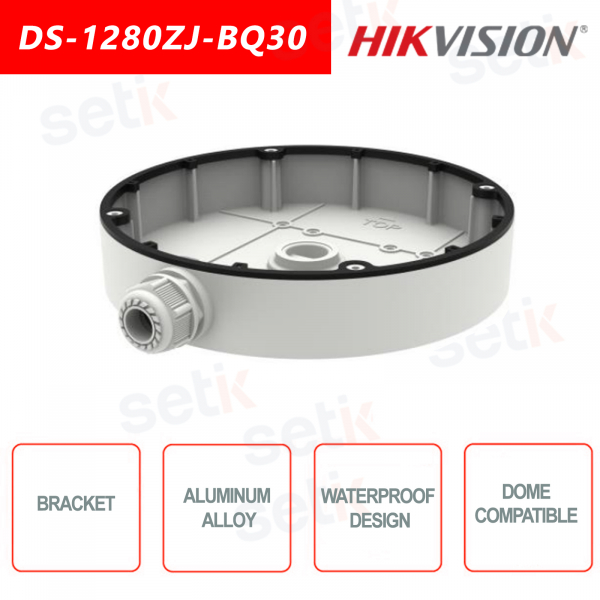 Staffa per telecamere Dome Hikvision DS-1280ZJ-BQ30