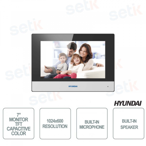 Hyundai Nextgen TFT Monitor - 7 Inch Touch - Indoor