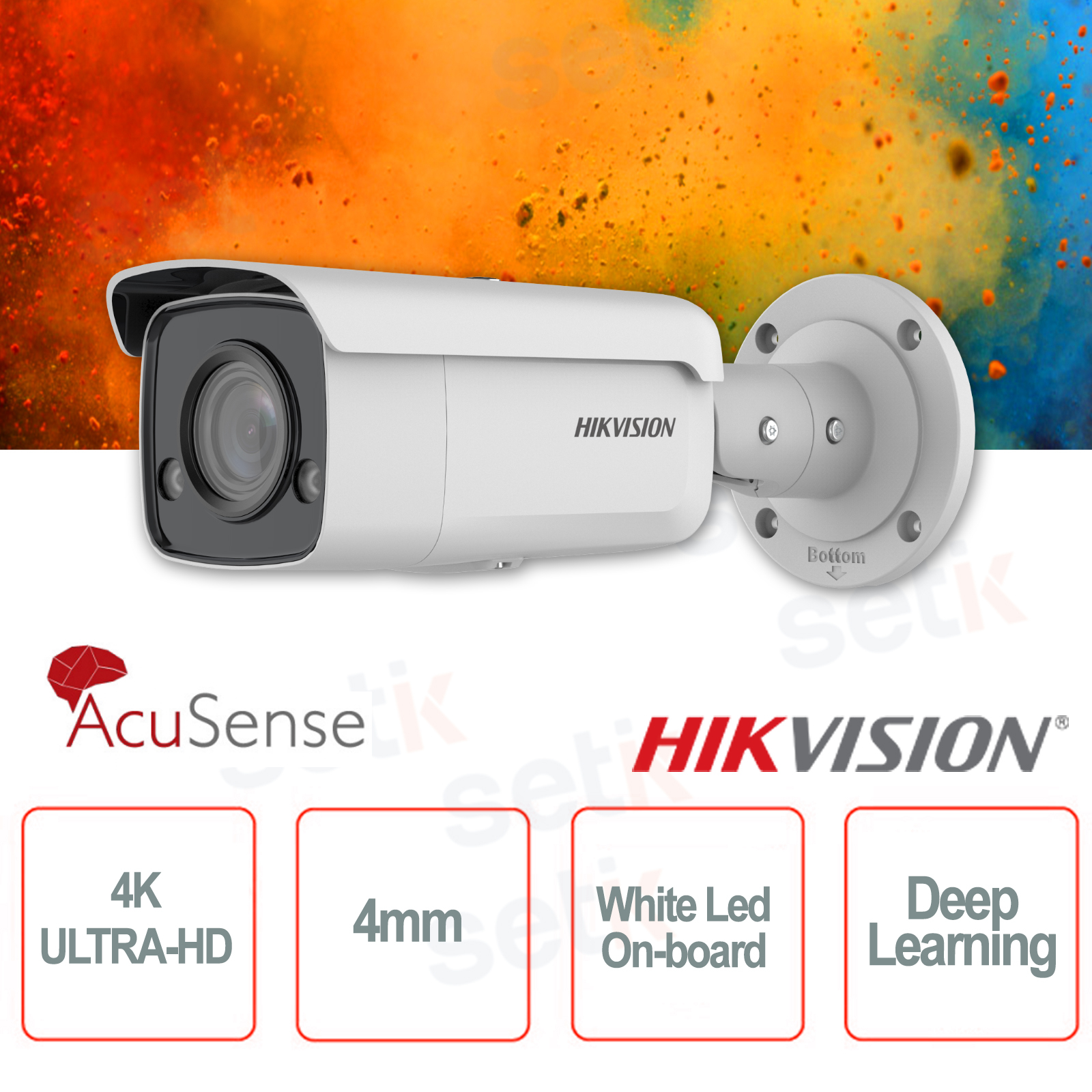 Kit Videoportero IP Hikvision con monitor y swith POE Fácil instalar