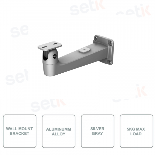 PFB605W-SG - Dahua - Wall bracket - Max. 5 Kg - Aluminum alloy - Silver gray