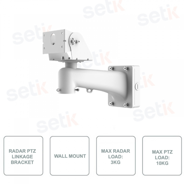 PFB414W - Dahua - Radar connection bracket - PTZ - In aluminum alloy - White